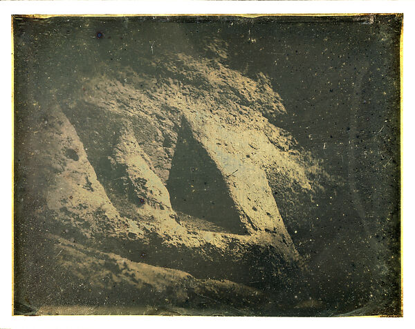 Tombs, Souq Wadi Barada (Abila), Joseph-Philibert Girault de Prangey (French, 1804–1892), Daguerreotype 