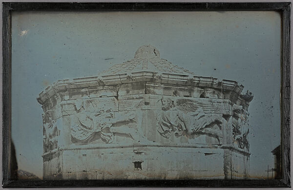 Tower of the Winds, Athens, Joseph-Philibert Girault de Prangey (French, 1804–1892), Daguerreotype 