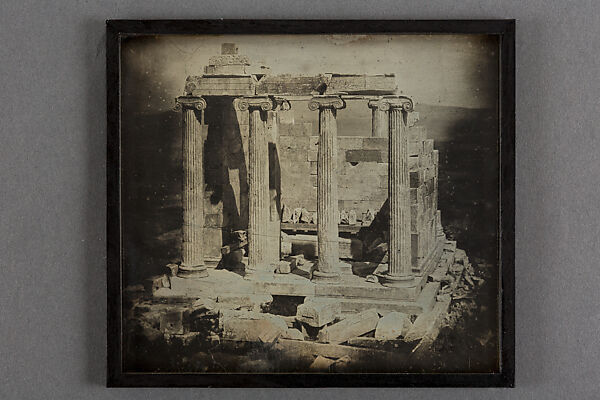 Temple of Athena Nike, Acropolis, Athens, Joseph-Philibert Girault de Prangey (French, 1804–1892), Daguerreotype 