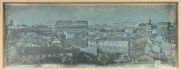 Rome, Viewed from the Column of Trajan, Joseph-Philibert Girault de Prangey (French, 1804–1892), Daguerreotype