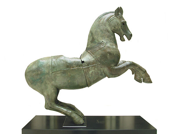 Rearing horse, Bronze 