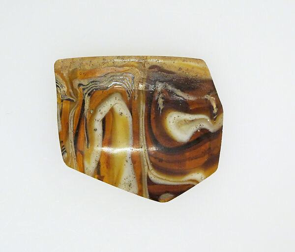 Mosaic glass bowl fragment, Glass, Roman 