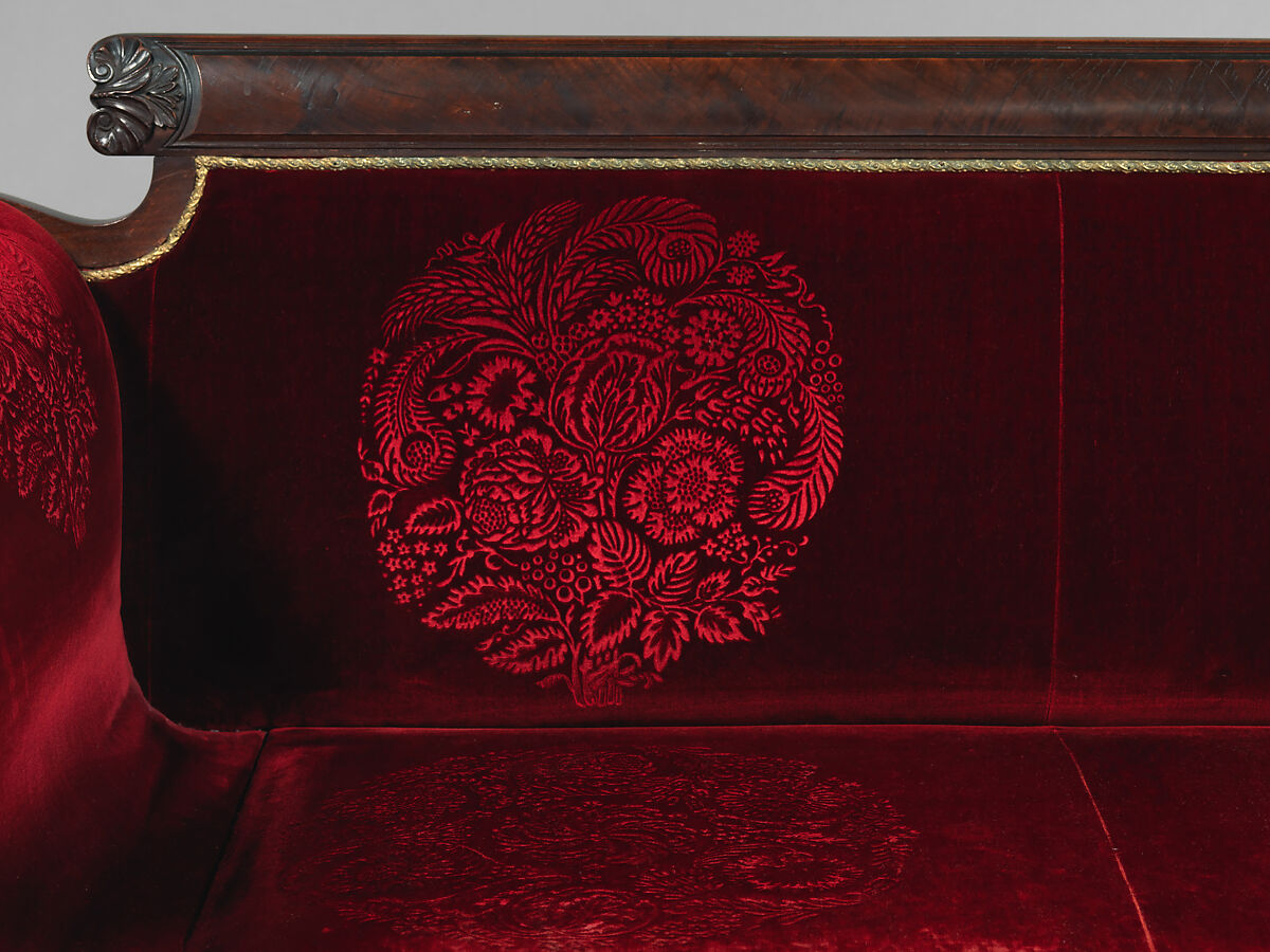 Sofa, Mahogany, American