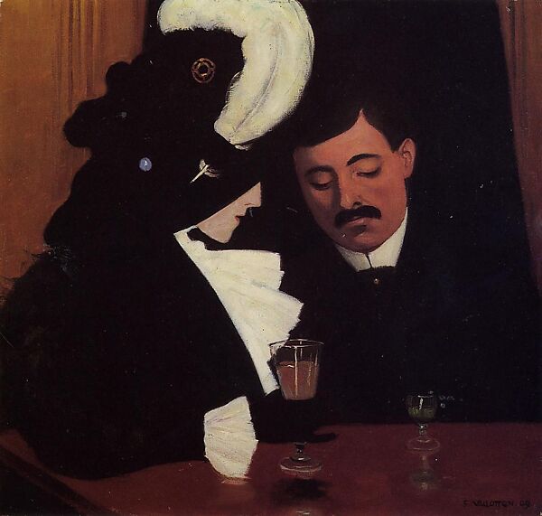 The provincial (Le provincial), Félix Vallotton (Swiss, Lausanne 1865–1925 Paris), Oil on canvas 