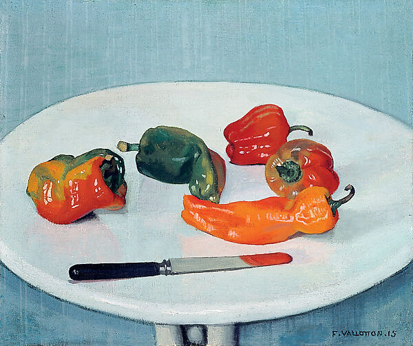 Red Peppers (Poivrons rouges), Félix Vallotton (Swiss, Lausanne 1865–1925 Paris), Oil on canvas 