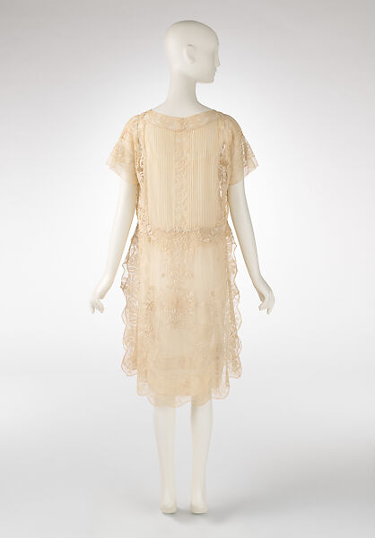 Dress, Attributed to Boué Soeurs (French, 1897–1957), cotton, French
