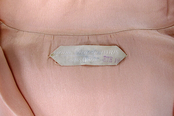 Dressing robe, House of Lanvin (French, founded 1889), silk, French