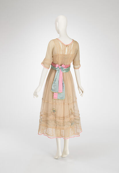 Dress, Lucile Ltd., New York (American, 1910–1932), silk, cotton, American
