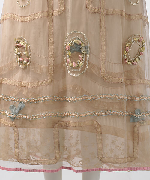 Dress, Lucile Ltd., New York (American, 1910–1932), silk, cotton, American