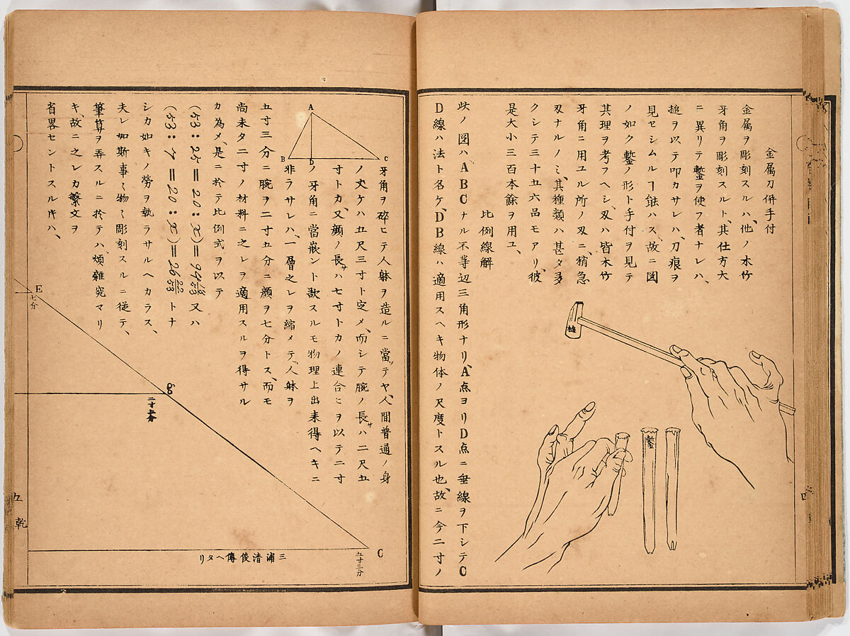 Illustrated book, Ink on paper, Japan