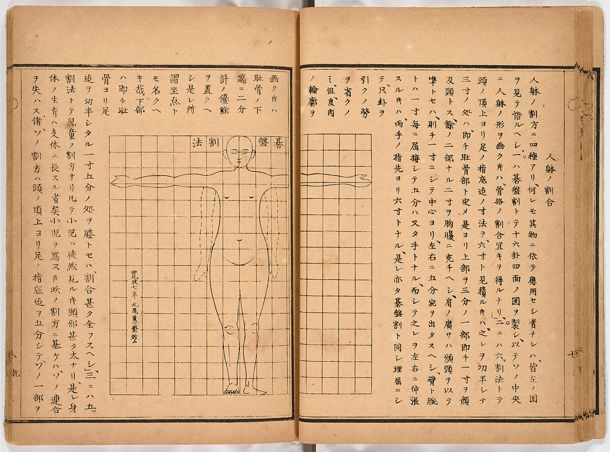 Illustrated book, Ink on paper, Japan