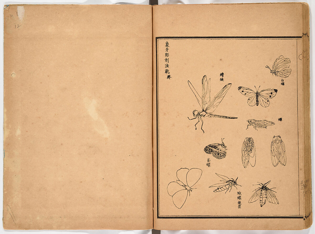 Illustrated book, Ink on paper, Japan