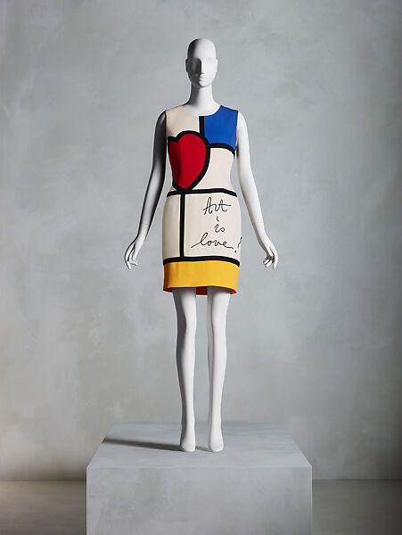 "Art Is Love", House of Moschino (Italian, founded 1983), silk, Italian 