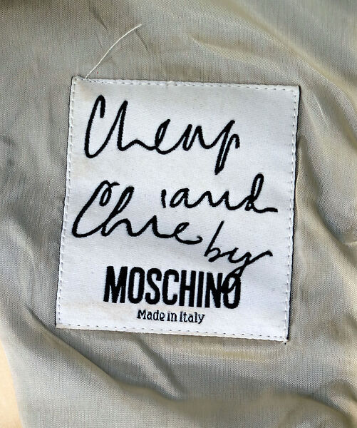 "Art Is Love", House of Moschino (Italian, founded 1983), silk, Italian