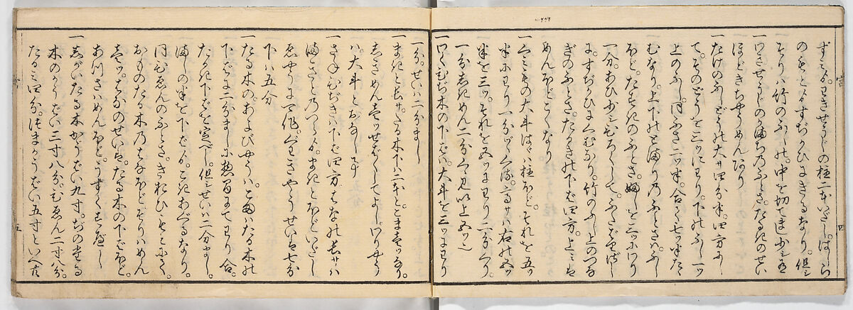 New Illustrated Manual of Shrine Architecture (Shinpan/Miya hinagata), Ink on paper, Japan