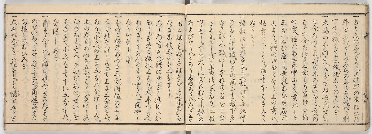 New Illustrated Manual of Shrine Architecture (Shinpan/Miya hinagata), Ink on paper, Japan