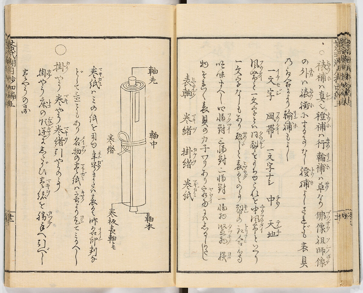 Illustrated book, Ink on paper, Japan
