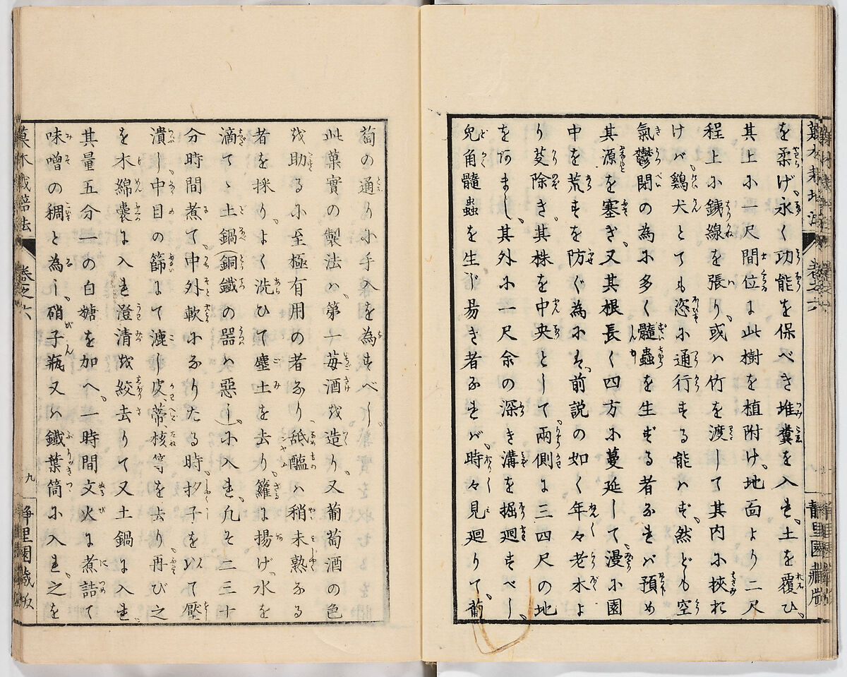 Illustrated book, Ink on paper, Japan