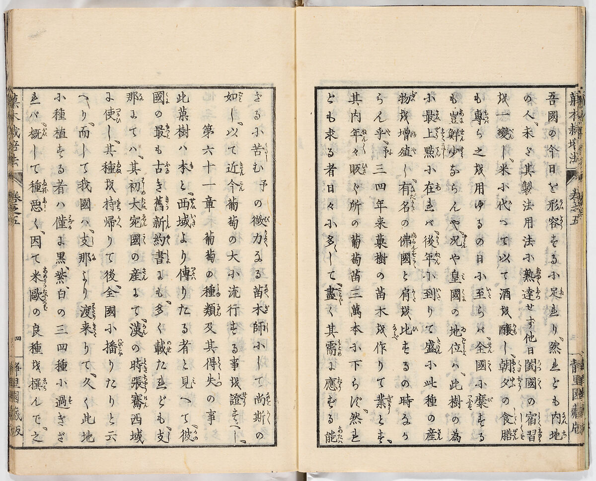 Illustrated book, Ink on paper, Japan