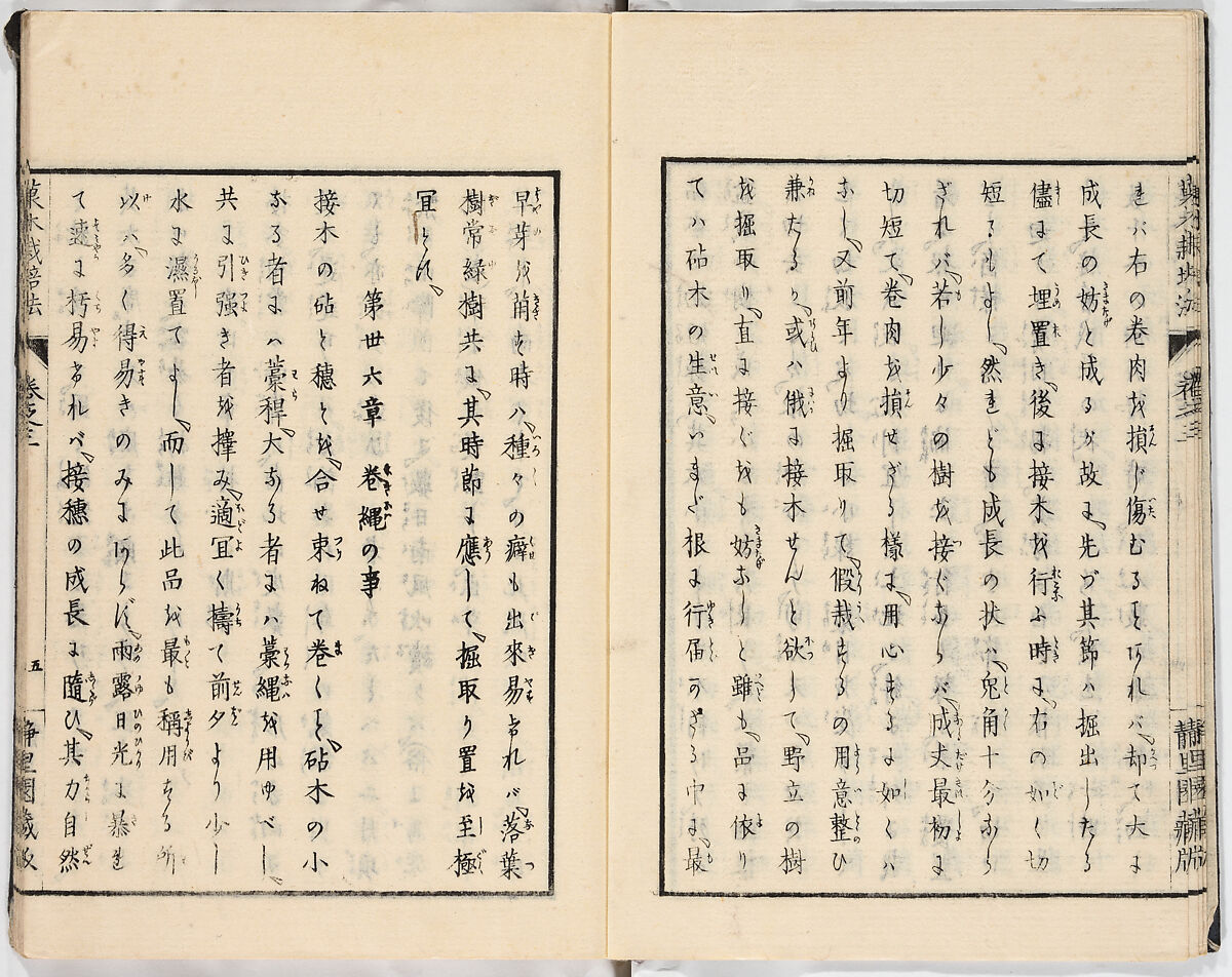 Illustrated book, Ink on paper, Japan