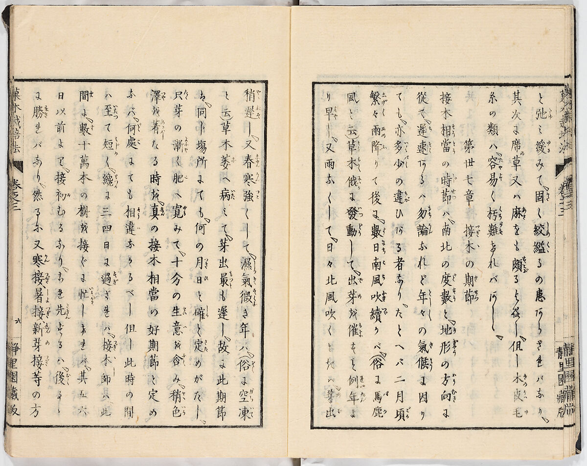 Illustrated book, Ink on paper, Japan