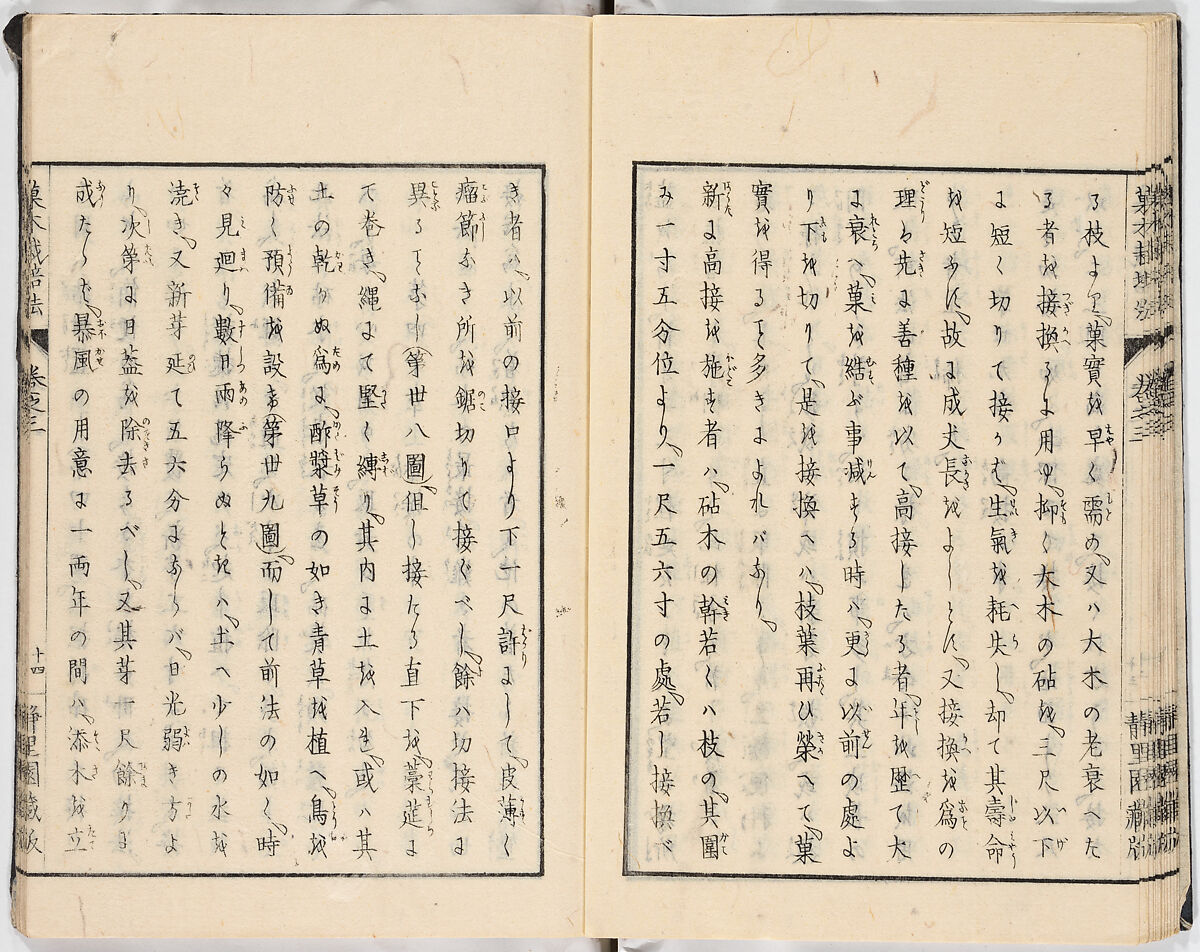 Illustrated book, Ink on paper, Japan