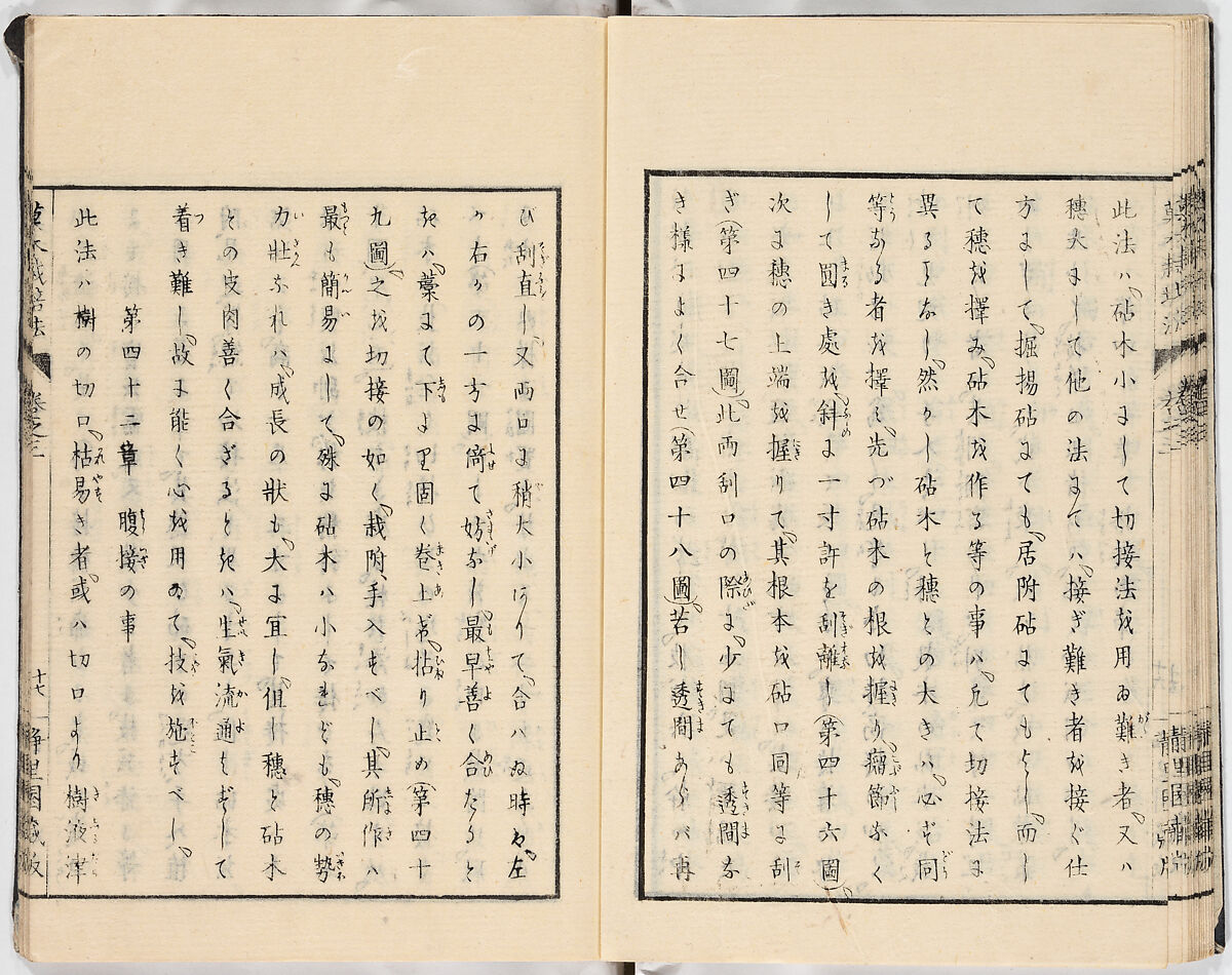 Illustrated book, Ink on paper, Japan