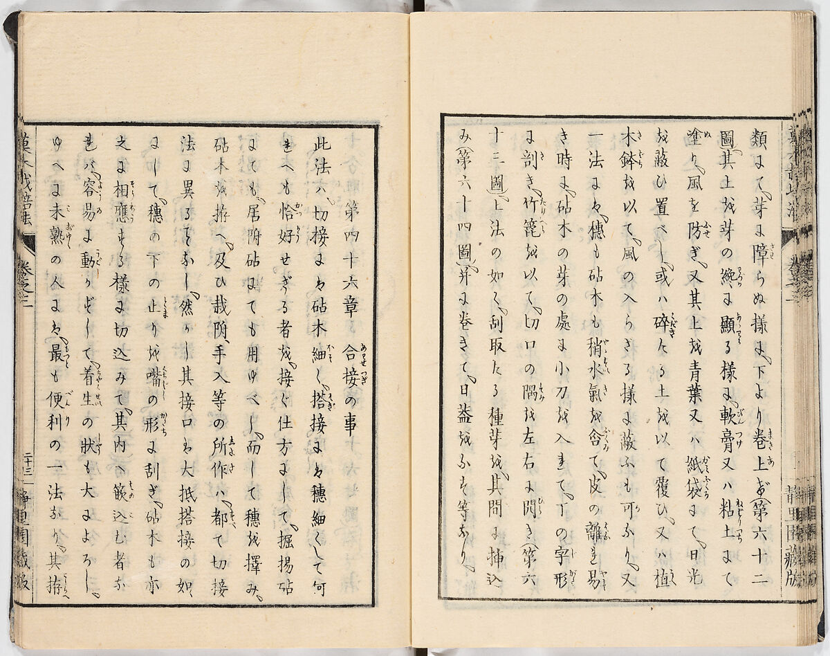 Illustrated book, Ink on paper, Japan