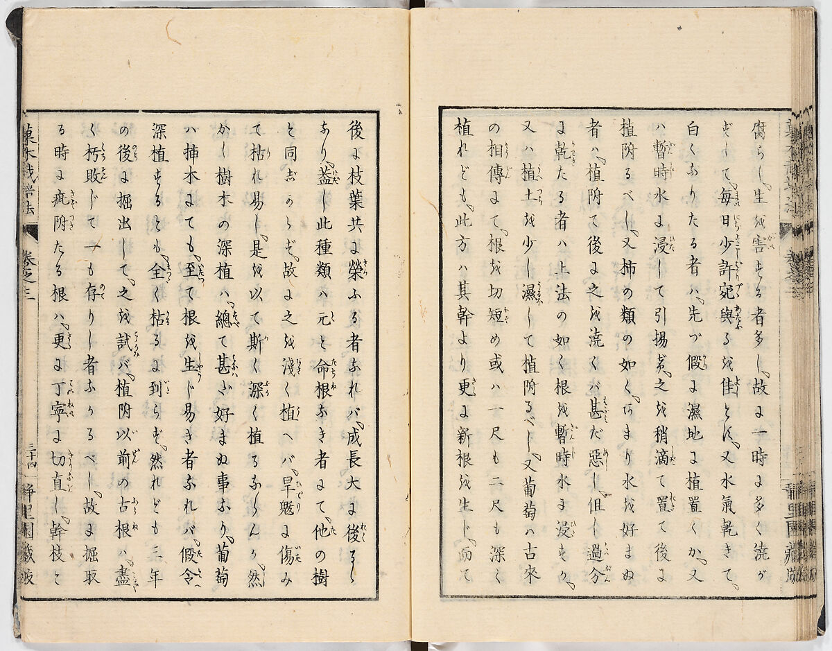 Illustrated book, Ink on paper, Japan