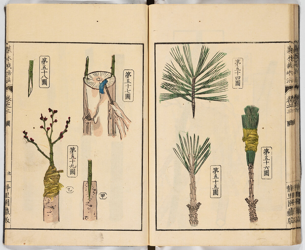 Illustrated book, Ink on paper, Japan