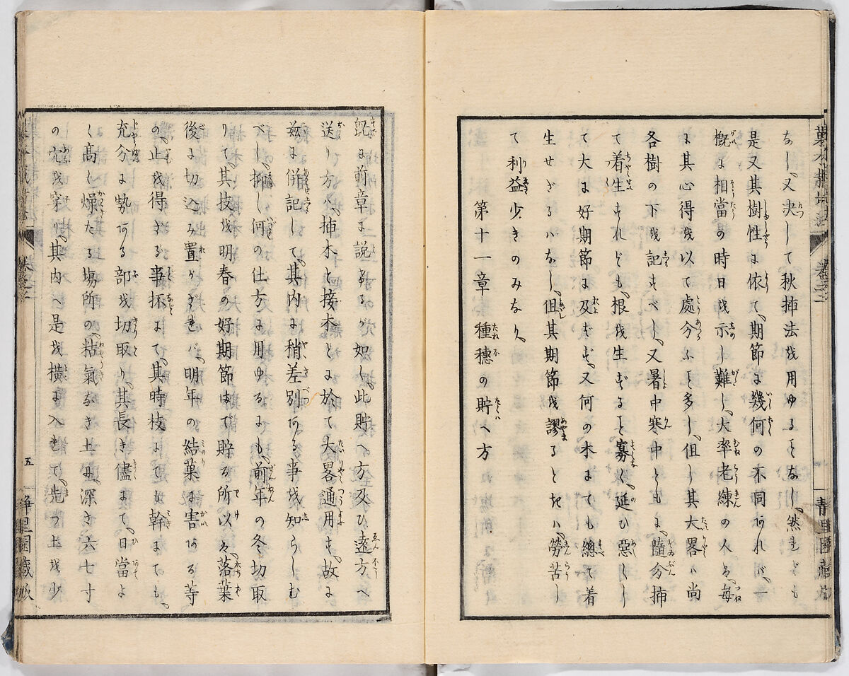 Illustrated book, Ink on paper, Japan