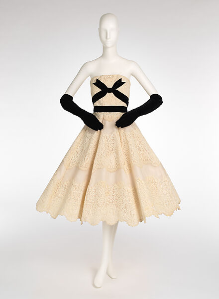 Ensemble, House of Rochas (French, founded 1924), nylon/rayon, silk, French