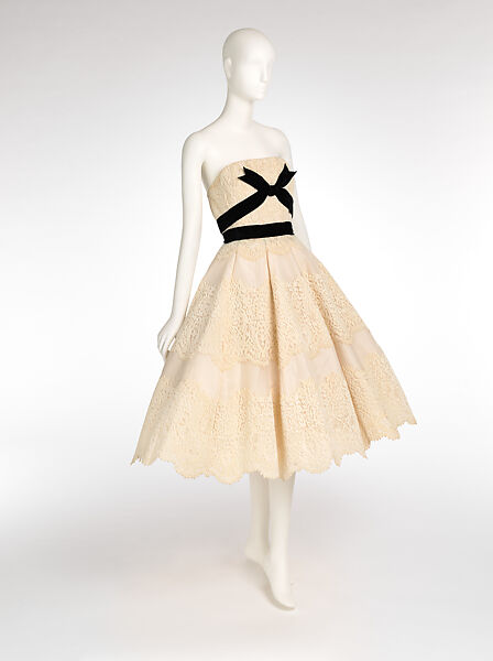 Ensemble, House of Rochas (French, founded 1924), nylon/rayon, silk, French