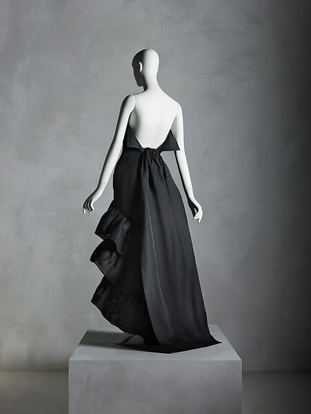 Evening dress, House of Balenciaga (French, founded 1937), silk, cotton, French