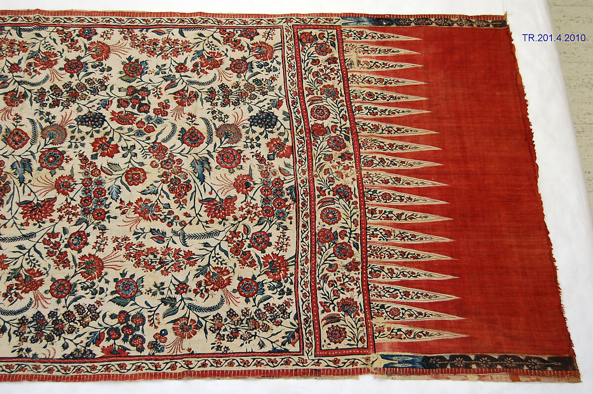 Hip Wrapper (Tuppotiya), Mordant- and resist-dyed plain-weave cotton, India (for Indonesian market)