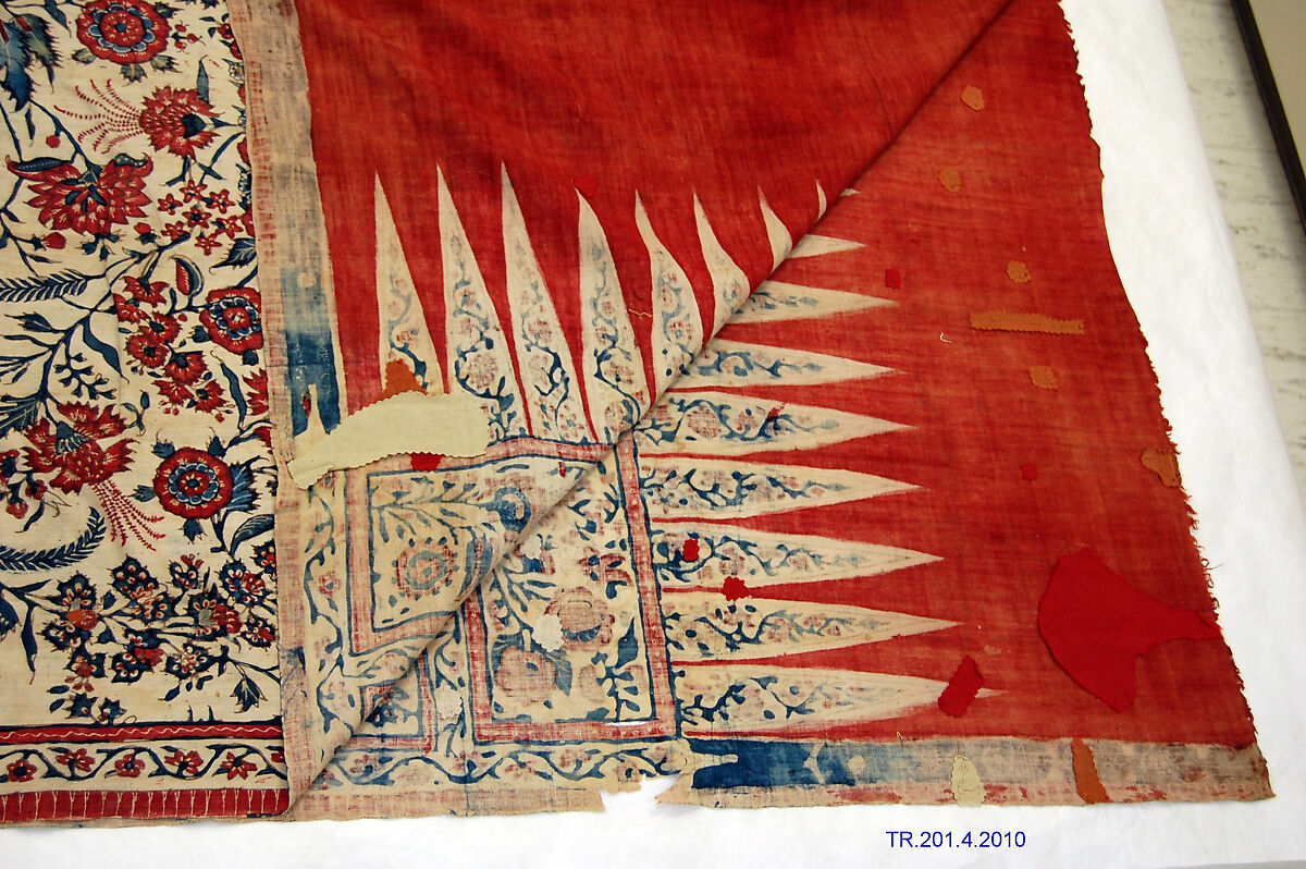 Hip Wrapper (Tuppotiya), Mordant- and resist-dyed plain-weave cotton, India (for Indonesian market)