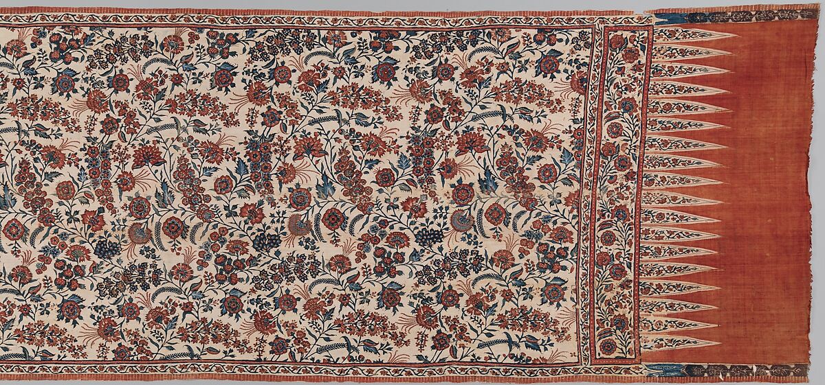 Hip Wrapper (Tuppotiya), Mordant- and resist-dyed plain-weave cotton, India (for Indonesian market)