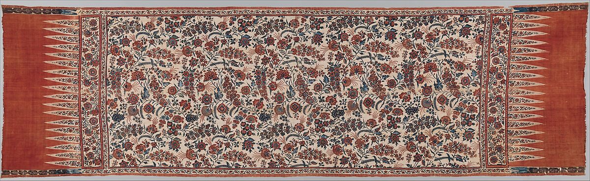 Hip Wrapper (Tuppotiya), Mordant- and resist-dyed plain-weave cotton, India (for Indonesian market) 