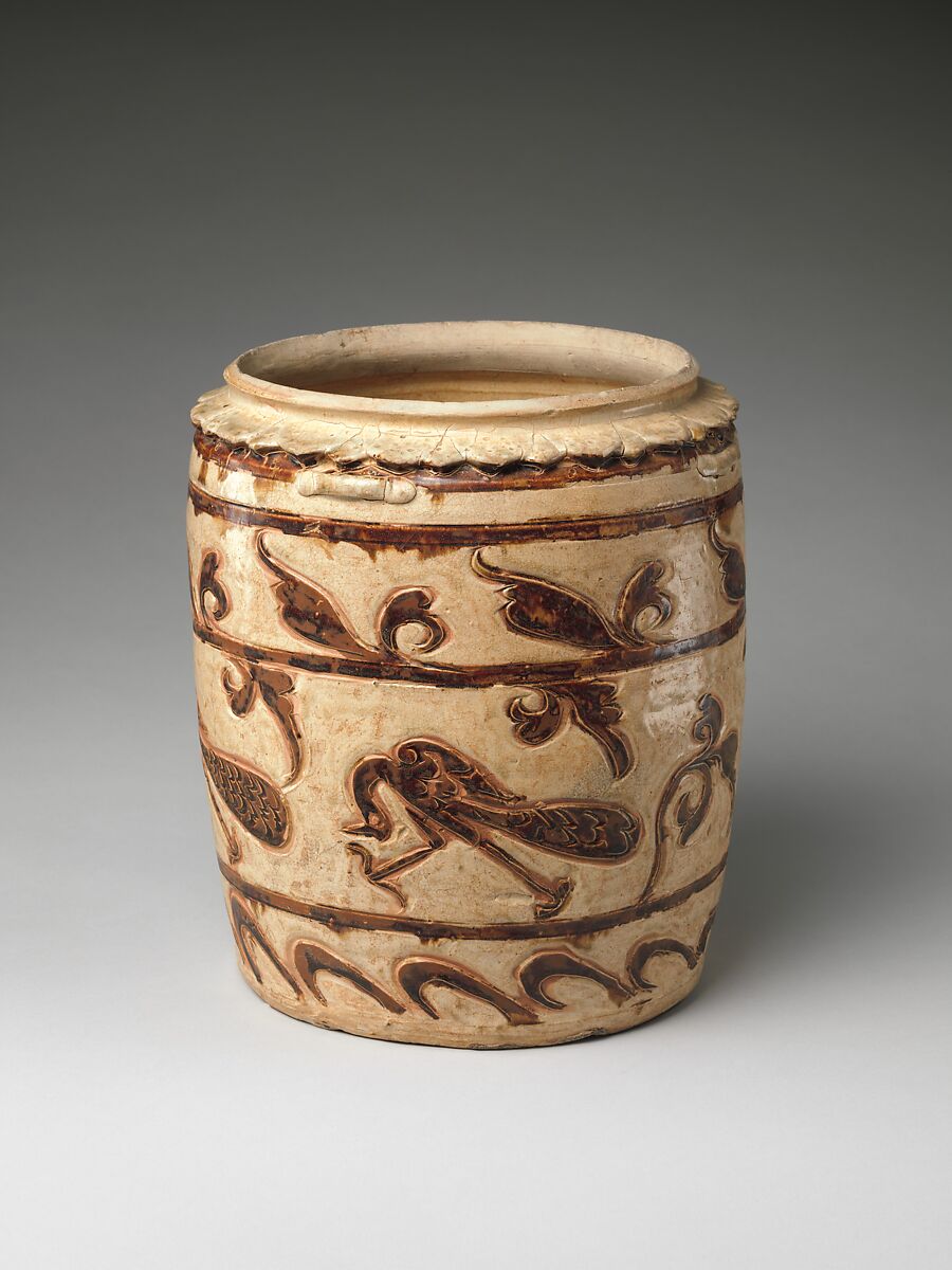 Storage Jar, Glazed stoneware (Hong River region), Vietnam