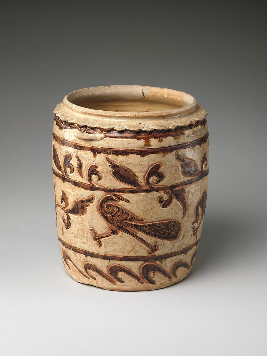 Storage Jar, Glazed stoneware (Hong River region), Vietnam