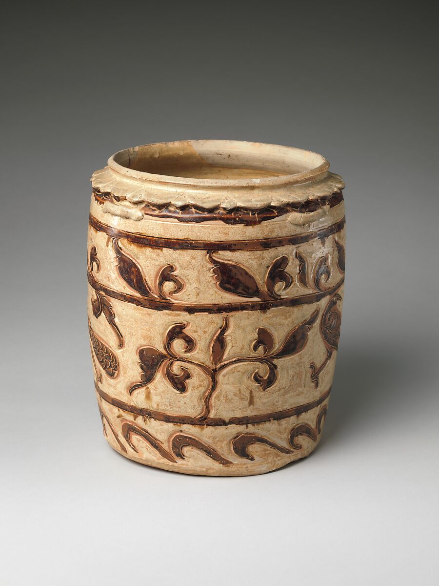 Storage Jar, Glazed stoneware (Hong River region), Vietnam