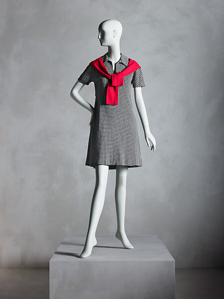 Dress, Rudi Gernreich (American (born Austria), Vienna 1922–1985 Los Angeles, California), acrylic, American 