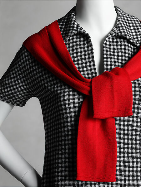 Dress, Rudi Gernreich (American (born Austria), Vienna 1922–1985 Los Angeles, California), acrylic, American