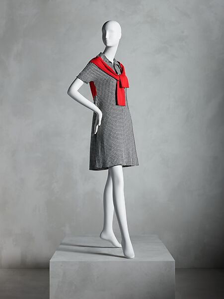 Dress, Rudi Gernreich (American (born Austria), Vienna 1922–1985 Los Angeles, California), acrylic, American