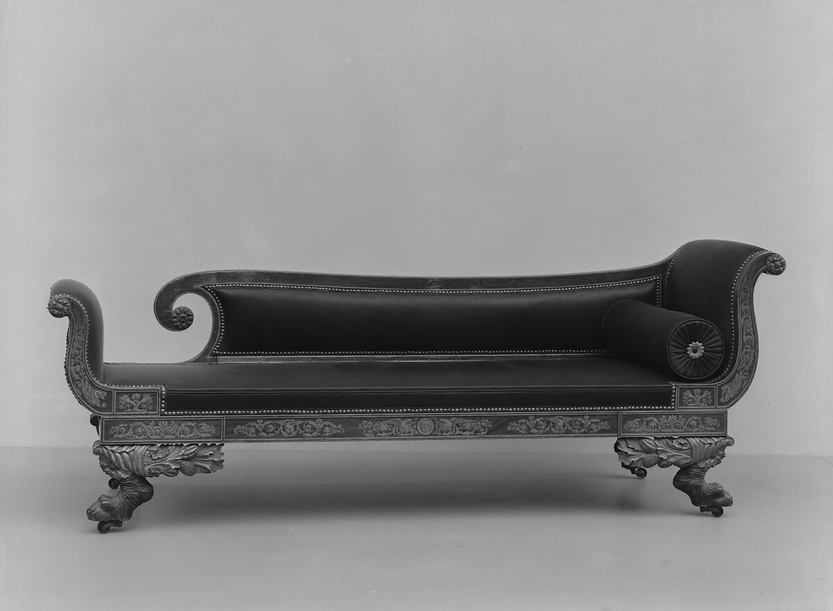 Sofa, Attributed to the Workshop of Duncan Phyfe (American (born Scotland), near Lock Fannich, Ross-Shire, Scotland 1768/1770–1854 New York), Maple, American