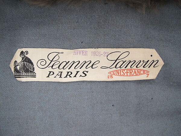 “Scaramouche”, House of Lanvin (French, founded 1889), wool, chinchilla, French