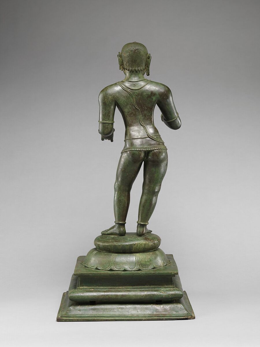 Child Saint Sambandar, Copper alloy, India, Tamil Nadu