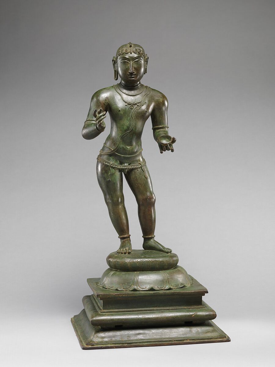 Child Saint Sambandar, Copper alloy, India, Tamil Nadu