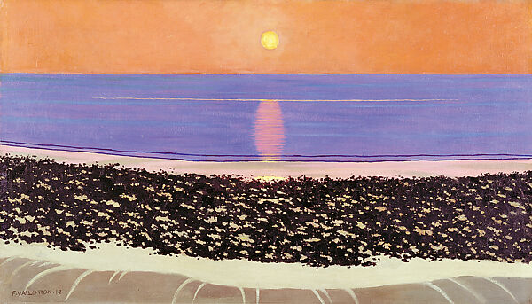 Sunset, Villerville (Coucher de soleil, Villerville), Félix Vallotton (Swiss, Lausanne 1865–1925 Paris), Oil on canvas 