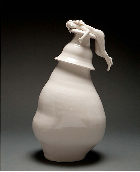 The Last Straw, Coille Hooven (American, born New York, 1939), Porcelain 
